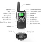 Walkie Talkies with 22 FRS Channels, MOICO Walkie Talkies for Adults with LED Flashlight VOX Scan LCD Display, Long Range Family, Radios for Hiking Camping Trip (Silver, 4 Pack)
