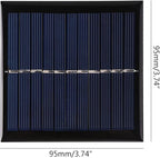 1W 5.5V USB Solar Panel DIY Solar System for Cell Phone Charger 95X95mm Great Performance Solar Panel Phone Charger.