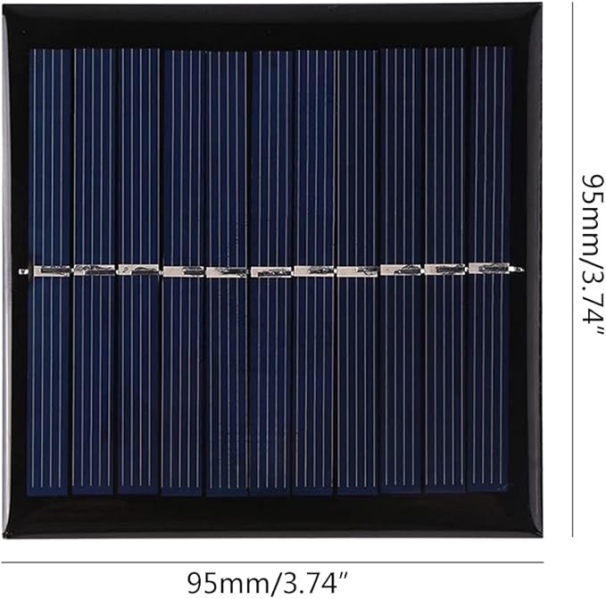 1W 5.5V USB Solar Panel DIY Solar System for Cell Phone Charger 95X95mm Great Performance Solar Panel Phone Charger.