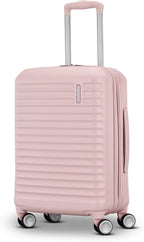 American Tourister Stratum 3.0 Carry-On Spinner, Airline Approved, Durable Hardside Luggage, Expands 1.5", RightHeight™ Adjustable Handle, Pink Blush