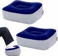 Inflatable Foot Rest for Airplane Travel, Portable Travel Foot Pillow for Office, Home Desk & Car, Adjustable Leg Rest for Economy Flight Comfort(2Pcs)