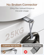 CLEEFUN Short USB C Cable 1ft, 5-Pack USB A to Type C Charger Cord Fast Charging for iPhone 17 16 15 Pro Max Air Plus, for Samsung Galaxy S25 S24 S23 S22 S21 S20 A17 A16 A15 A56 A55 A26 A35 A36 A71