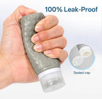 Travel Bottles for Toiletries, TSA Approved Travel Size Containers, Leak Proof Silicone Shampoo Bottles, Small Toiletry Containers with Clear Bag for Shampoo Conditioner Lotion