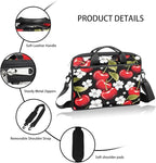 Laptop Shoulder Bag for Women Men, Waterproof Computer Case Messenger Bag Briefcase for Business Office Travel
