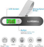Digital Luggage Scale Vacation Travel Essentials Accessories Gifts for Traveler Portable Suitcase Handheld Weight Scale 110 lbs Hanging Baggage Travel Must Haves