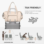 Travel Duffel Bag, Sports Tote Gym Bag, Shoulder Weekender Overnight Bag for Women