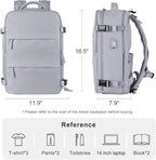coofay Personal Item Travel Backpack For Women Men Airline Approved Carry On Backpack Flight Approved Waterproof Sports Luggage Backpack Casual Daypack Small Hiking Backpack