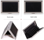 EASTNIGHTS RFID Credit Card Holder Stainless Steel Credit Card Protector Business Card Holder for Women Men