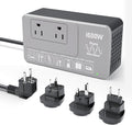 1600W 220V to 110V Converter for European International Travel, Universal Power Plug Adapter Voltage Converter US to Europe, Plug & Play, No Limitations - Power Any American Appliances Overseas