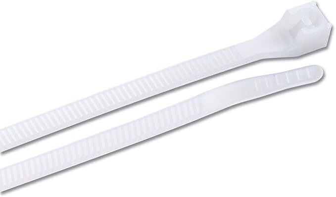 Gardner Bender 46-311 DoubleLock Cable Tie, 11 Inch., lbs. Tensile Strength, Wire / Cord Management Industrial and Household Use, Nylon Zip Tie, 300 Pk., Natural