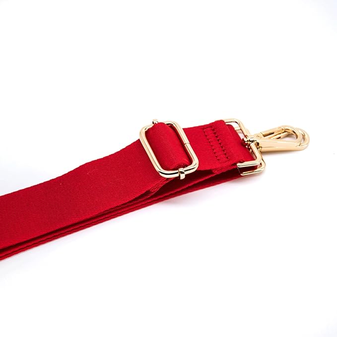 S&loyoe Thickened Solid Color Purse Straps Replacement Crossbody Bag Strap Adjustable Wide Guitar Straps for Handbags 1.5inch