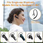 6 Pack Replacement Ear Hook Universal Small Clamp Loop Clip for Other Bluetooth Headset(Black)