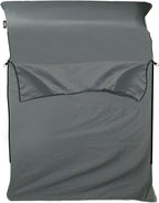 Frelaxy Sleeping Bag Liner, XL Travel Sheet & Camping Sheet for Backpacking, Hotel, Hostels & Traveling, Comfy & Easy Care, Full-Length Zipper/No Zipper, 4 Seasons Warm Cold Weather