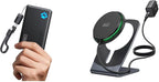 INIU Ultra Slim 10000mAh 45W PD Power Bank & Qi2 Certified 15W, Mag-Safe Wireless Charger Stand Combo
