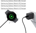 Watch Charger Compatible for Samsung Galaxy Watch 8/8 Classic,7/6/Ultra, 5/5 Pro/4/4/6 Classic/3/Active 2/Active 1, Magnetic Wall Fast Charging Adapter & Cable, Magnetic Wireless Charging Cable 3.3FT