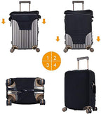 Travel Luggage Cover Suitcase Protector Fits 29-32 Inch Luggage, Blue Purple Marble Elastic Washable Stretchy Anti-scratch Suitcase Sleeve with Concealed Zipper for Wheeled Suitcase Travel Accessories