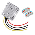LeMotech DC 12v to 24v Converter 10A 240W Step Up Converter Voltage Reducer IP68 Waterproof Transformer for Golf Cart Truck Boat Vehicle