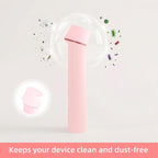 2Pcs Silicone Protective Head Case Suitable for Mini Booster Pro，Beauty Device Cover Head Cap for Mini Booster Pro Accessory (Pink)