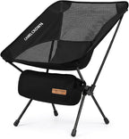 CAMEL CROWN Camping Chair Heavy Duty Backpacking Chair - Ultra-Light Folding Chair with Carry Bag, Portable Compact for Outdoor, Lawn, Hiking, Beach, Picnic