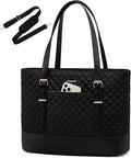 LOVEVOOK Laptop Bag for Women, 17.3 Inch Work Tote Computer Bag With Large Cup Holder, Lightweight Large Laptop Briefcase for Travel, Bussiness, Teacher