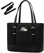 LOVEVOOK Laptop Bag for Women, 15.6 Inch Work Tote Computer Bag With Large Cup Holder, Lightweight Large Laptop Briefcase for Travel, Bussiness, Teacher