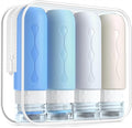 Gemice Travel Bottles for Toiletries Tsa Approved Travel Size Containers BPA Free Leak Proof Travel Tubs Refillable Liquid Travel Accessories for Cometic Shampoo and Lotion Soap, Blue