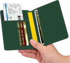 FINTIE Passport Holder, Slim Travel Wallet RFID Blocking Card Case Cover Passport Cover Protector Essentials with Credit Card Slots for Women/Men | Slim, RFID Blocking, Card Case Cover, Essentials, Credit Card Slots