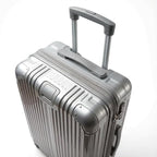 Gabbiano 9060 3 Piece ABS Luggage Set – Expandable Hardshell Suitcase with Add-A-Bag Strap, TSA Lock & 8-Wheel Spinners – Lightweight (20" Carry On, 26" Medium, 30" Large) (Silver, Carry-on)