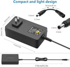 SHNITPWR Universal Power Supply Adjustable 5V~20V 60W AC Adapter 5V 7V 9V 12V 15V 19V 20V Multi-Voltage AC Power Adapter 100V-240V AC to DC Converter with 14 Tips Reverse Polarity