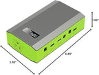 ZeroKor Portable Power Bank with AC Outlet, 65W External Battery Pack 24000mAh Portable Laptop Charger Portable Power Source Backup for Outdoor Tent Camping Home Office Smart Devices -Green