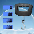 Luggage Weight Scale, 50kg/10g Travel Luggage Scale Portable Handheld Electronic Scale with Hook Gram Scale Express Delivery Fishing Handheld Scale,for Travel