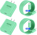 Phone 17 16 Pro Max Charger Fast Charging, 45W USB C Phone 17 16 Super Fast Charger Block with 10ft Long Type C Charging Cable Cord for i.Phone 17 Pro Max/17 Pro/17 Air/17/16/16Pro/16 ProMax-Pink