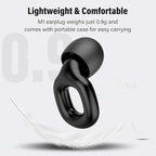Ear Plugs for Sleeping 35dB Noise Cancelling Silicone Earplugs Single and Double Layer Tips for Side Sleepers Reusable Travel Work Study