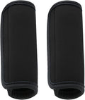 2 Pack Luggage Handle Wraps for Suitcase, Bright Color Comfort Soft Handle Covers (Black)