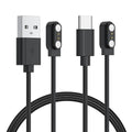 Vancle 2 Pack VeryFit Smartwatch Charger Cable, Magnetic USB Charging Cable for Veryfit Smart Watch ID205L, ID205U, IDW28, ID207, IDW13, IDW15, IDW19, ID208 Plus, ID208BT, ID206 and More