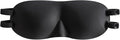 ALASKA BEAR Sleep Mask 2 Straps, Deep Concave Molded Foam Mask with Convex Eye Cups and Light Blocking Nose Contour, Two Adjustable Elastic Bands Stay on Head w/o Slipping, Black