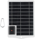 Minhe Portable 5W USB Solar Charger Panel For Outdoor Use, Efficient Charging Solution For Mobile Phones And Tablets(white)