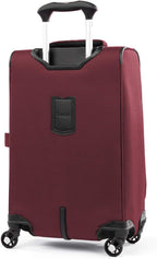 Travelpro Maxlite 5 Softside 2pc Set Expandable Carry On Luggage with 4 Spinner Wheels/Soft Underseat Tote, Lightweight Suitcase, Men and Women, Burgundy