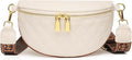Eslcorri Small Crossbody Sling Bag for Women Trendy - Fanny Packs Leather Chest Belt Bum Bag Anti Theft Purse for Travel