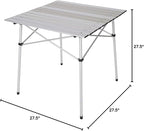 Stansport Compact Portable Kids Picnic Table – Foldable Space-Saving Design with Locking Legs – Lightweight Children’s Picnic Set for Travel, Parks, Campsite – Durable Steel Frame & Easy Clean Surface