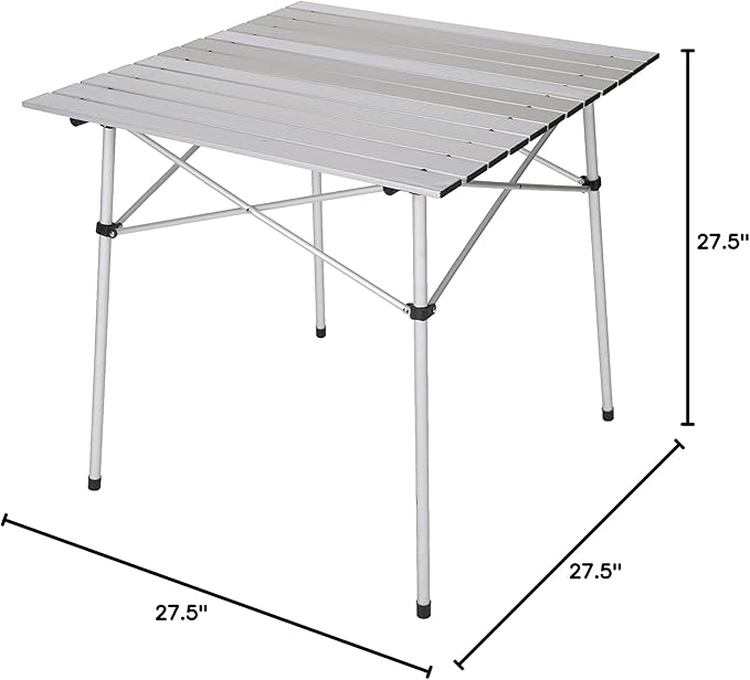Stansport Compact Portable Kids Picnic Table – Foldable Space-Saving Design with Locking Legs – Lightweight Children’s Picnic Set for Travel, Parks, Campsite – Durable Steel Frame & Easy Clean Surface