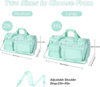 MAXTOP Gym Bag for Women Men Travel Duffle Bag Large Capacity Carry On Weekender Overnight Bag With Shoe Compartment Gym Tote Dry Wet Separation Duffel Bag for Travel