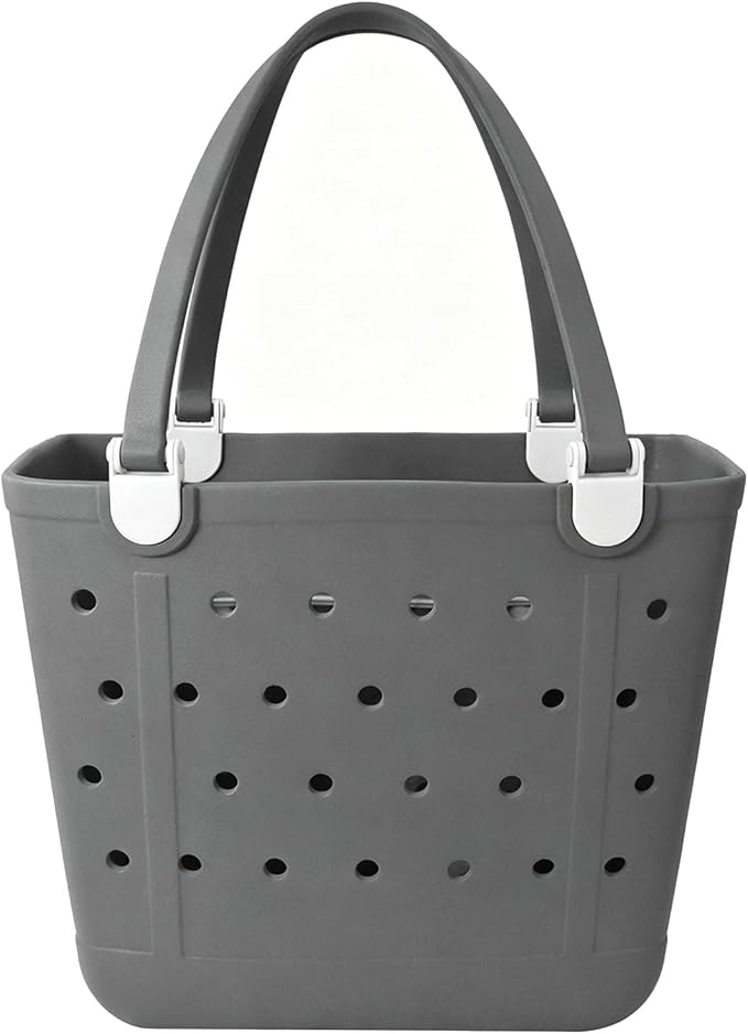 Lightweight Extra large Rubber Beach Bag Small mini Tote Bag for Gym Waterproof medium Open Handbag for Pool Sports