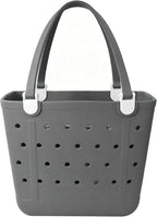 Lightweight Extra large Rubber Beach Bag Small mini Tote Bag for Gym Waterproof medium Open Handbag for Pool Sports