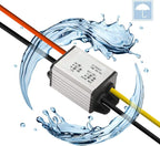 10Pcs 12V to 6V Car Power Voltage Converter DC 9V-22V 12V to 6V Buck Voltage 3A 18W Waterproof DC Step Down Volt Module Power Supply Board Compatible with Car Vehicle Automotive LED Display Radio