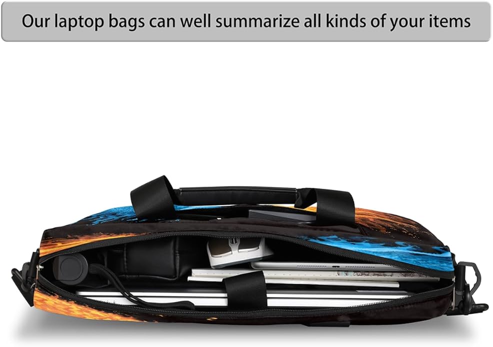 Cute Laptop Shoulder Bag for Women Men, Computer Laptop Bag Laptop Sleeve Case Laptop Satchel Briefcase Carrying Bag QA-1