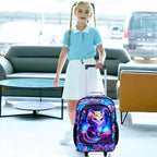 WZLVO Kids Luggage for Boys and Girls, Cute Dinosaur Unicorn Rolling Wheels Suitcase for Toddler Children