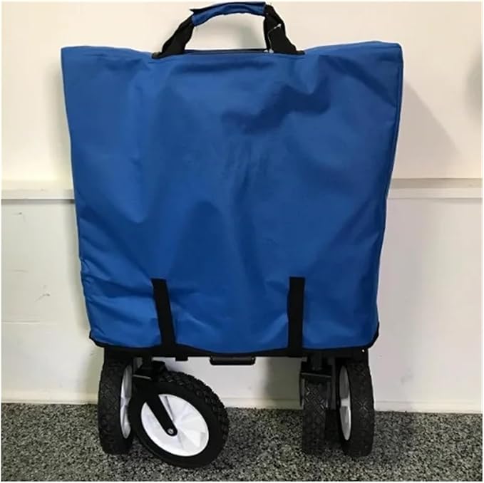 Family Portable Outdoor Folding Wagon, Beach Trolley and Camping Cart