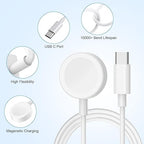 Fast Charge for Apple Watch Charger, 10FT Extra Long iWatch Charger Cable Portable Wireless Fast Charging Cord & 20W USB C Charger Block Plug Compatible with Apple Watch Series 10/9/8/7/SE/6/5/4/3/2/1