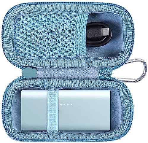 co2CREA Hard Case Compatible with Anker 621 Nano Power Bank 5,000mAh 12W Portable Charger, Blue Case